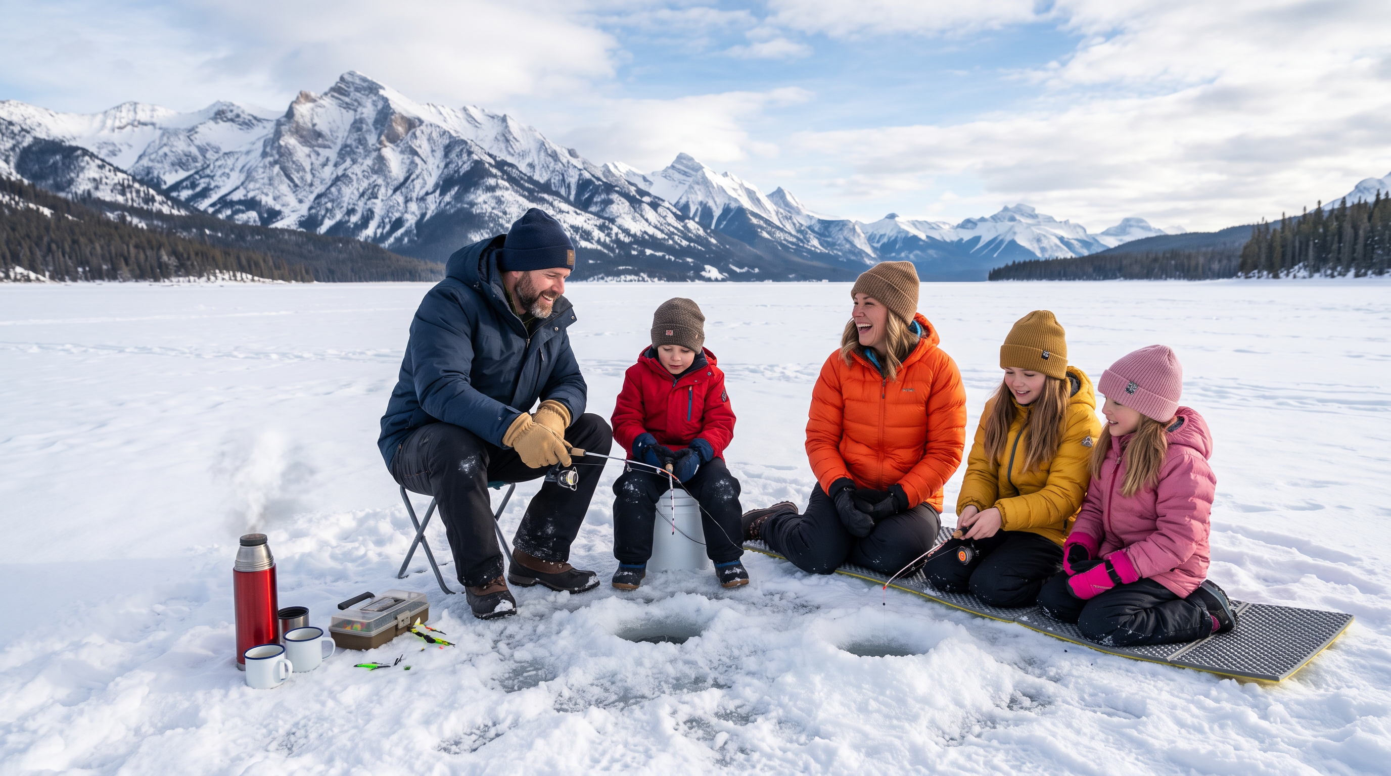 Family Ice Fishing Half Day Tour