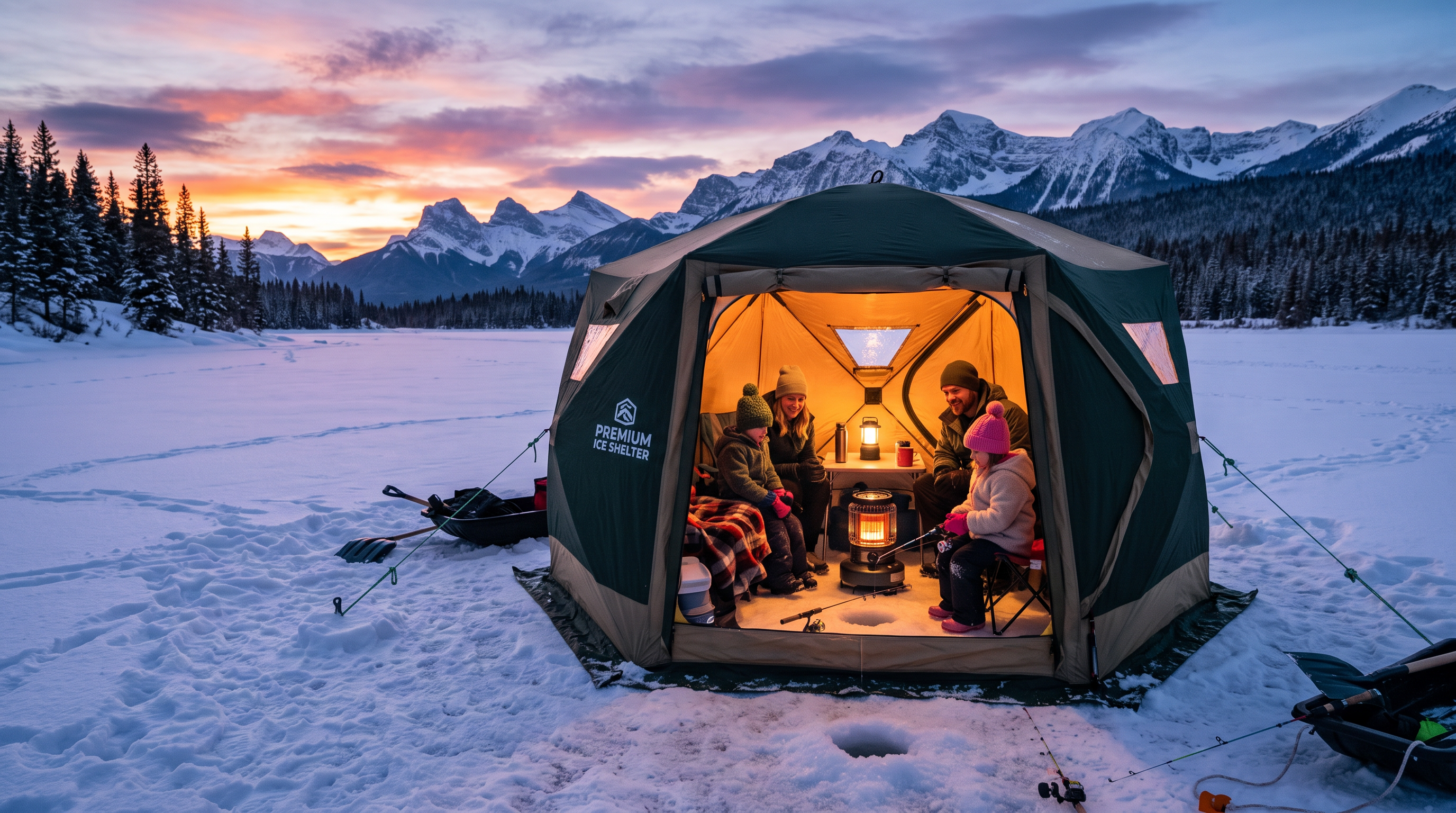 Weekend Ice Fishing Family Package