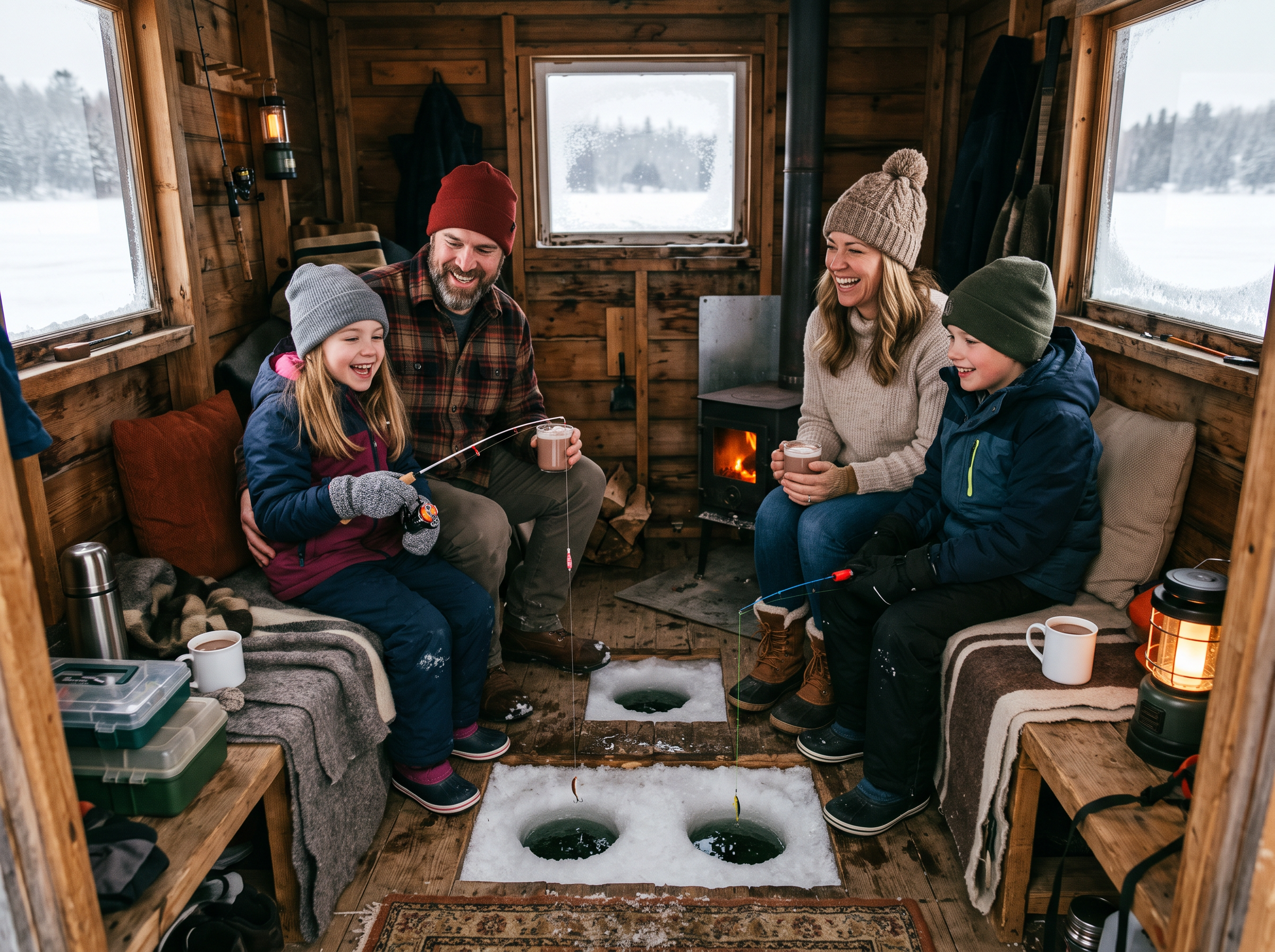 Full Day Family Ice Fishing Tour